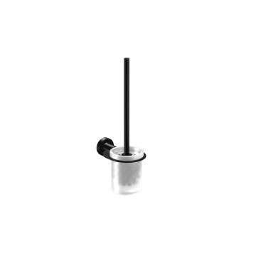 toilet brushHolder Techno including toilet brush matt black