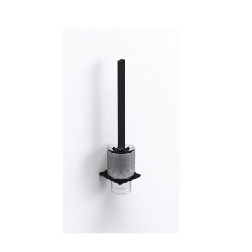 toilet brush Cube black with Holder