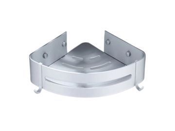 Corner Shelf / corner shelf soapHolder roundo aluminium 