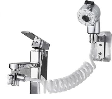 hand shower for washbasin faucet and kitchen faucet chrome