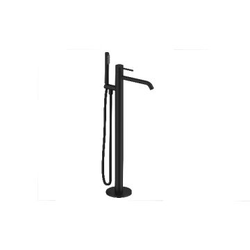 positioning bath faucet Zeus black