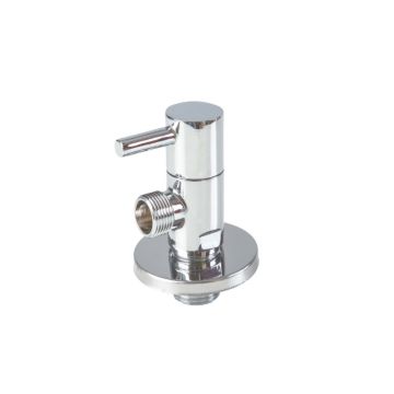 Luxury cornerstopfaucet Round chrome