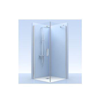 Revolving door with fixed side panel Padel