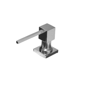 built-in soap dispenser Quadro chrome for counter top mounting