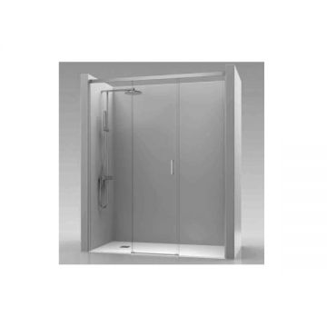  Custom 3-part shower enclosure with sliding door Cosmo