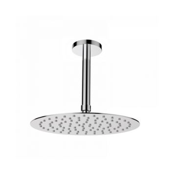 overhead shower ø30cm polished stainless steel including ceiling connection