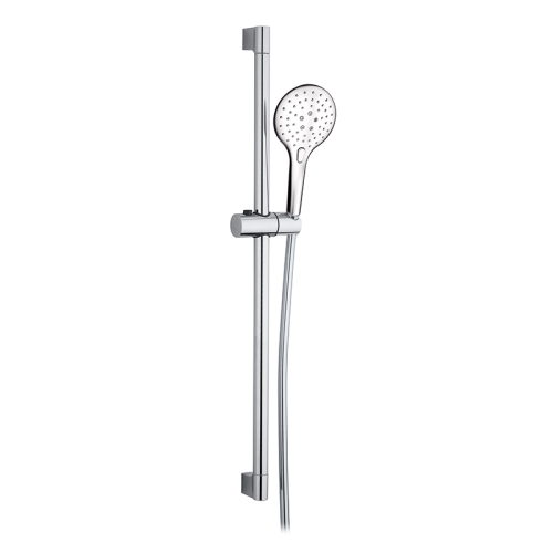 showerset chrome hand shower with sliding bar 70 cm and shower hose 170 cm