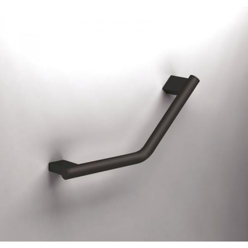 designer bath handlebar Lux curved matt black