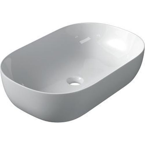 ceramic oval surface-mounted wash bowl Oval 60x40cm white