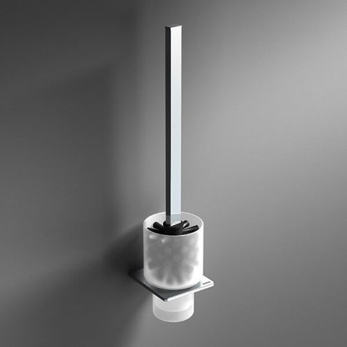 toilet brush Cube chrome with Holder