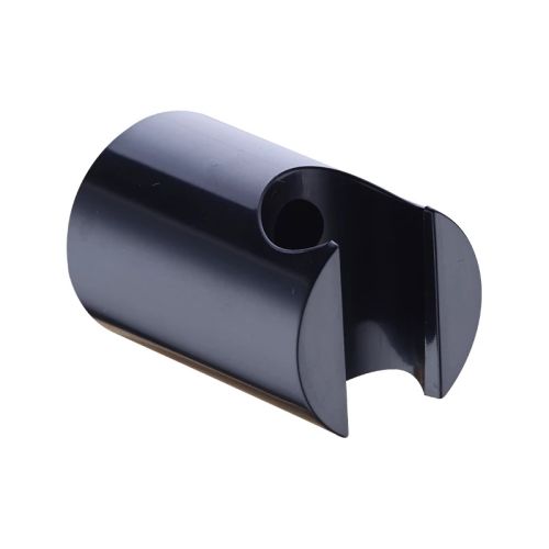 fixed hand shower holder Round Nero matt black