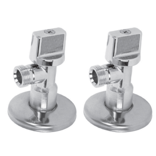 cornerstopfaucet chrome 2 piece 