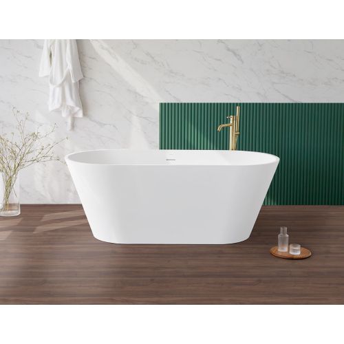 Solid Surface bathtub Moderno 170x80cm white mat