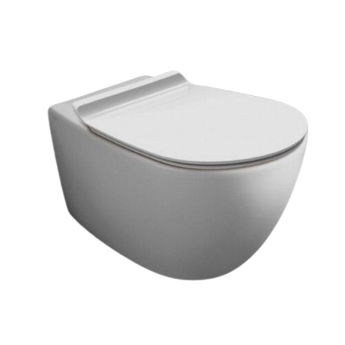 wall-hung toilet + soft closing toilet seating Simas Vignoni borderless