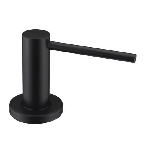 built-in soap dispenser Nero matt black for counter top mounting