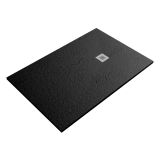 Composite shower tray Slim Eco 80x170 cm slate black