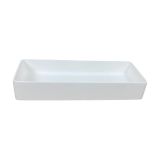 Solid Surface opbouw waskom Toledo 75x32cm mat wit