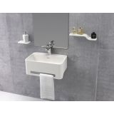 washbasin York 50x31cm Solid Surface white mat