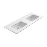 ceramic washbasin Milan, 141x46cm white