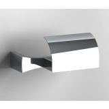 designer Toilet paper holder S7 chrome with fixed valve