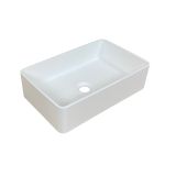 Solid Surface opbouw waskom Toledo 45x28cm mat wit