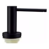 built-in soap dispenser Nero matt black for counter top mounting