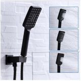 designer hand shower Cuadro matt black with 3 positions