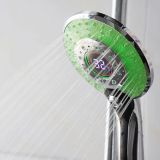 LED hand shower chrome with 3 positions and Digital Temperature aanduiding