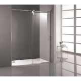 Custom 2-part shower enclosure with sliding door Atempo