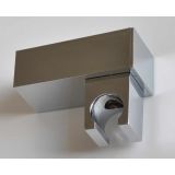 tiltable Holder CUADRO for hand shower square chrome