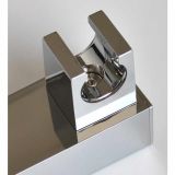 tiltable Holder CUADRO for hand shower square chrome