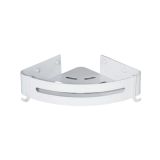 Corner Shelf / corner shelf soapHolder roundo wit