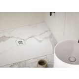 Custom made resin shower tray Marble