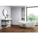 free standing bathtub Aran 85x180cm white Solid Surface