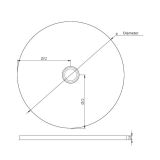 round Resin shower tray roundo