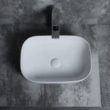 ceramic oval surface-mounted wash bowl Oval mini 46x33cm white