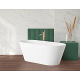 Solid Surface bathtub Moderno 170x80cm white mat