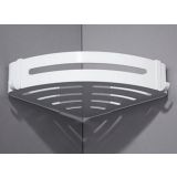 Corner Shelf / corner shelf soapHolder roundo wit