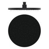 overhead shower  ø25cm matt black