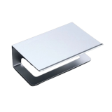 Toilet paper holder rectángulo mat aluminium with shelf for smartphone