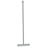 Luxury shower floor wiper chrome with mount