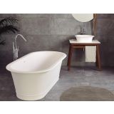 Solid Surface wash bowl surface-mounted Classico 50x36cm matt white