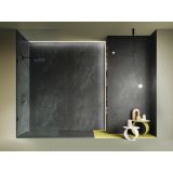 Custom Made Resin Shower Tray West Essence including Wall Panels