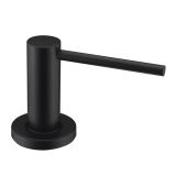 built-in soap dispenser Nero matt black for counter top mounting