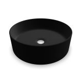 round Composite countertop wash bowl ø37,5cm Sevilla nero